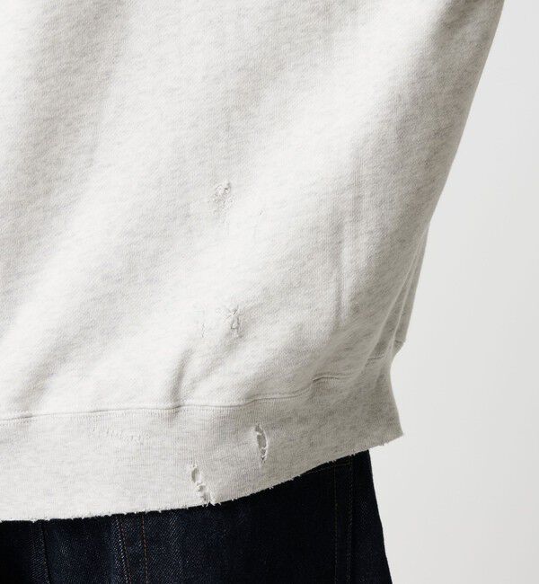 MONKEY TIME「フレンチテリー ディストレスト クルーネック」|Tシャツ・カットソー|