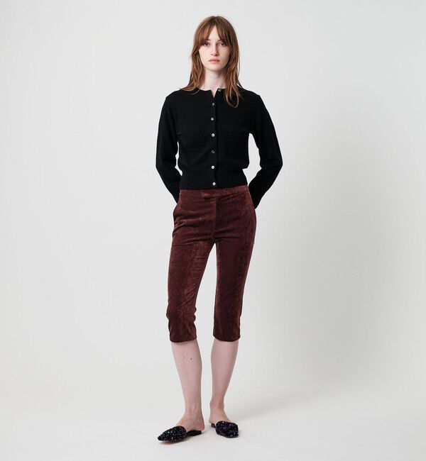 ATTISESSION「＜ATTISESSION＞ベロア カプリ パンツ」|その他|