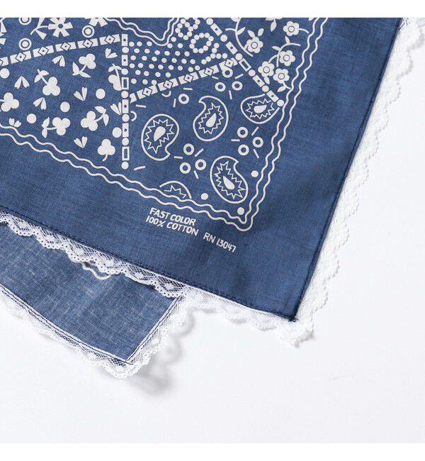 BEAMSBOY「2WAY レース バンダナ」|ハンカチ|