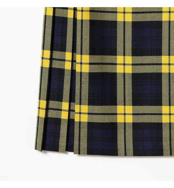 Demi-Luxe BEAMS 「O&rsquo;NEIL OF DUBLIN / ウール ナローベルト キルトスカート」|スカート|