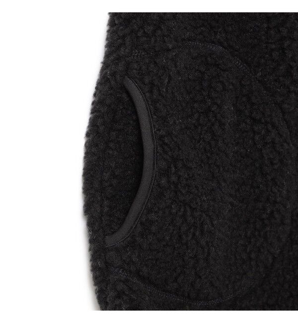 Ray BEAMS 「Gymphlex / フーデッド ボア ベスト」|ベスト・ジレ|