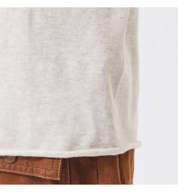 BEAMSBOY「【別注】Healthknit / BB ヘンリーネック Tシャツ ７分袖」|Tシャツ・カットソー|