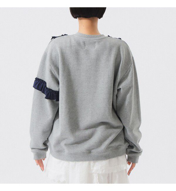 BEAMSBOY「【別注】TORI-TO / タテフリル カーディガン」|スウェット・ジャージ|