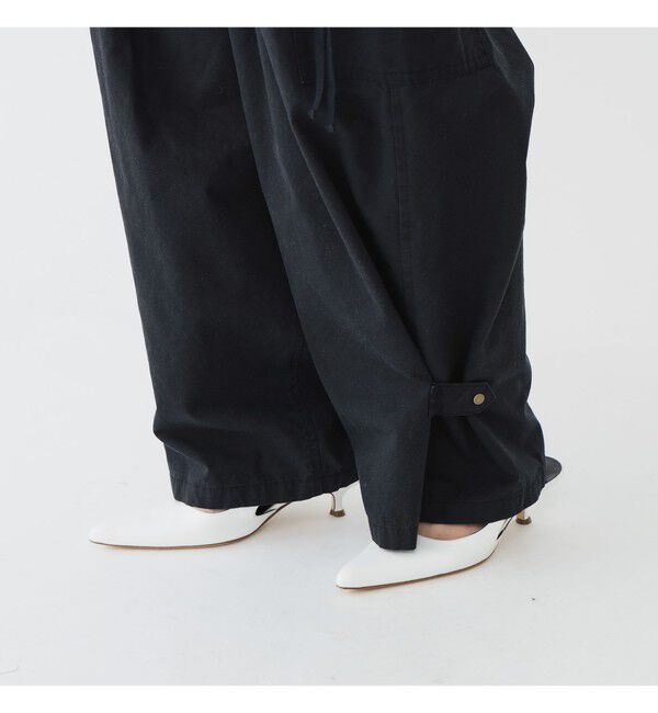 BEAMSBOY「maturely / コットン シルク ジッパー カーゴパンツ」|チノ|