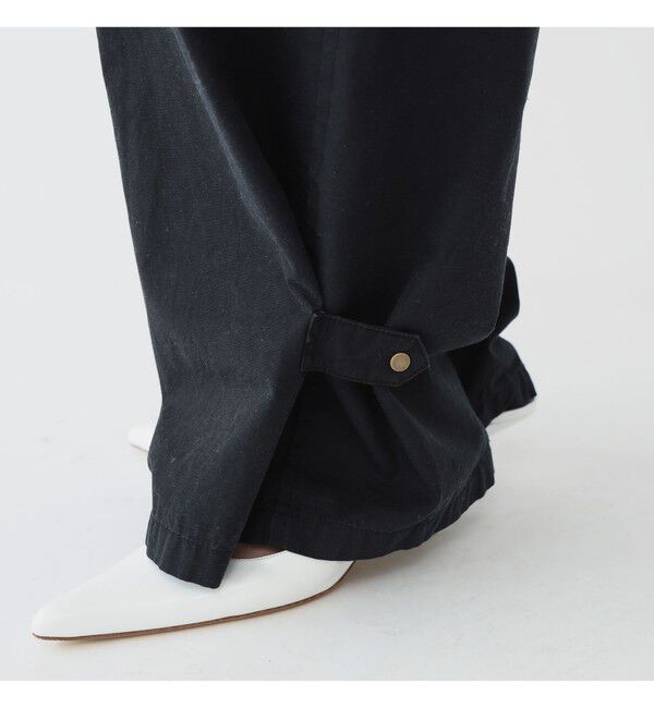 BEAMSBOY「maturely / コットン シルク ジッパー カーゴパンツ」|チノ|