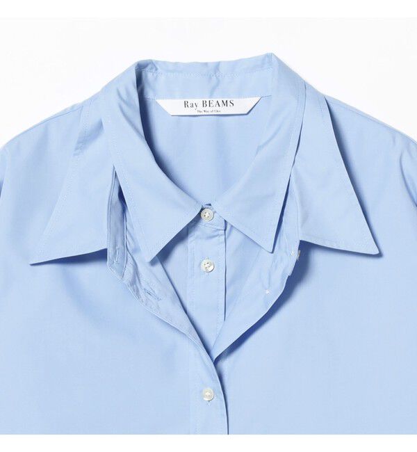 Ray BEAMS 「Ｗカラー レイヤード シャツ」|シャツ・ブラウス|