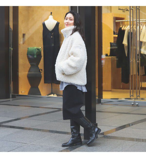 Demi-Luxe BEAMS 「【WEB限定】TATRAS / LUELA ボア ブルゾン」|ブルゾン・スタジャン|