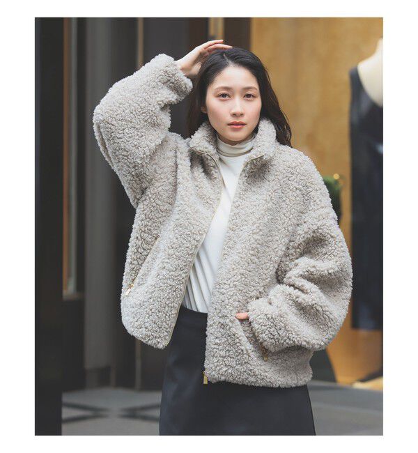 Demi-Luxe BEAMS 「【WEB限定】TATRAS / LUELA ボア ブルゾン」|ブルゾン・スタジャン|
