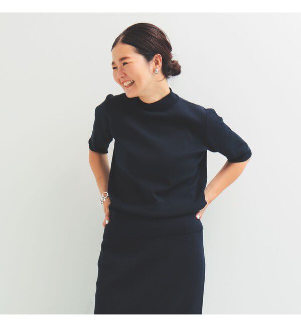 Demi-Luxe BEAMS 「シンプル モックネック ニット .M」|ニット・セーター|