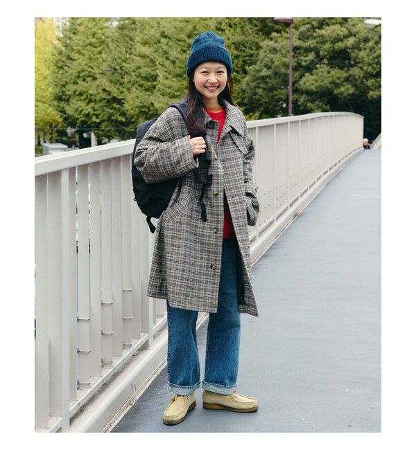 BEAMSBOY「ガンクラブ チェック コート」|ダッフルコート|