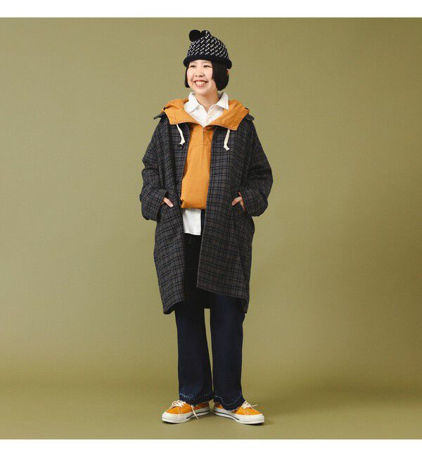 BEAMSBOY「ガンクラブ チェック コート」|ダッフルコート|