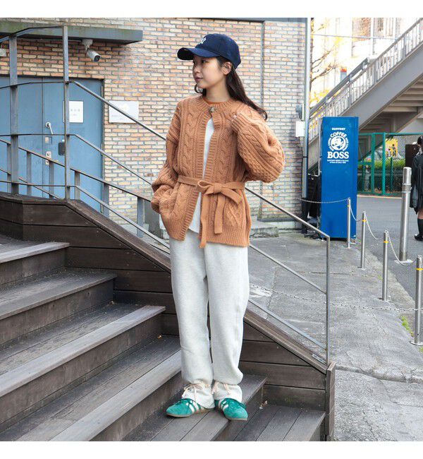 BEAMSBOY「ヘム アレンジ スウェットパンツ」|チノ|