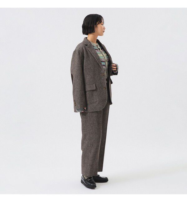 BEAMSBOY「ツイード ワイド スラックス」|スラックス|