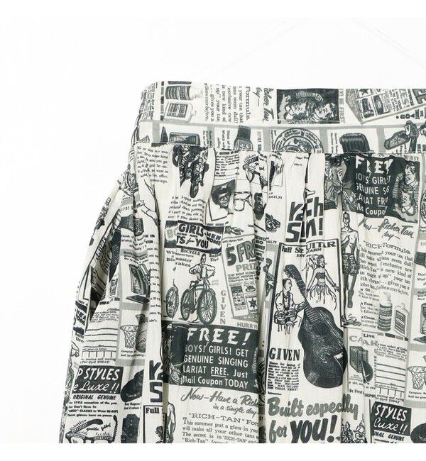 BEAMSBOY「【別注】BINDU / アドバタイジング スカート」|スカート|