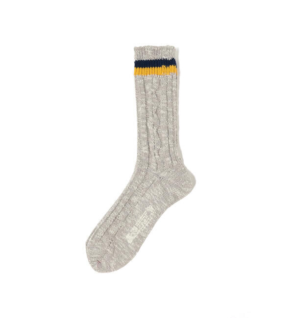 BEAMS PLUS「&LIFE SOX / クリケット ソックス」|ソックス|ｸﾞﾚｰ