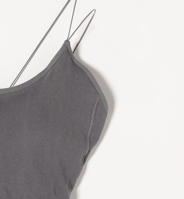 SHIPS any「FRUIT OF THE LOOM:〈洗濯機可能〉カップ付き クロス ブラキャミソール」|インナー|