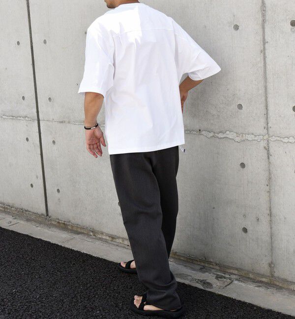 SHIPS any「SHIPS any: バックサイド / スリーブ プリーツ スケアスリーブ ワイド Tシャツ◇」|Tシャツ・カットソー|