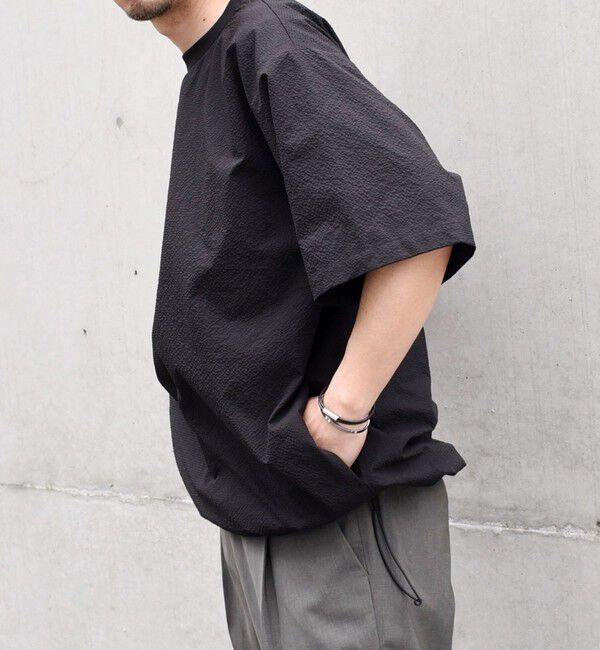 SHIPS any「SHIPS any: 〈撥水・軽量〉SOLOTEX(R) シアサッカー スピンドル Tシャツ◆」|Tシャツ・カットソー|