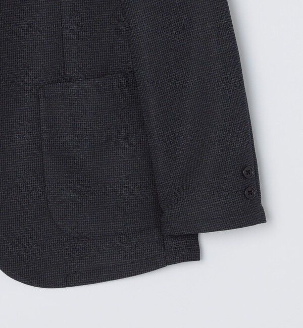 SHIPS「SHIPS:〈手洗い可能〉ポリエステル カラミ 千鳥柄 ジャケット」|テーラードジャケット|