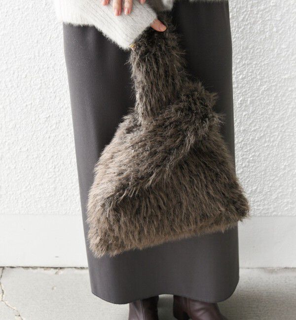 SHIPS for women「プードル ファー バッグ」|トートバッグ|