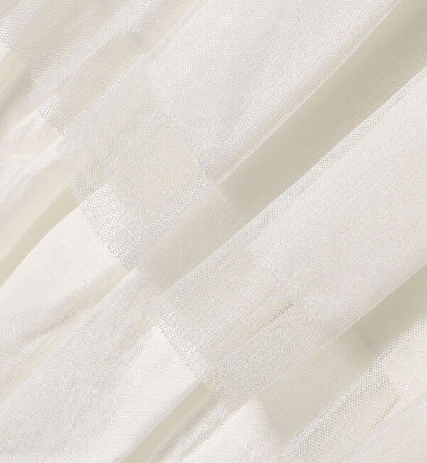 SHIPS any「SHIPS any:〈手洗い可能〉チュール  ティアード ロング スカート」|スカート|