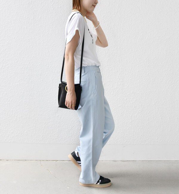 SHIPS for women「【SHIPS別注】Odub:〈洗濯機可能〉ワイド チノ パンツ」|チノ|
