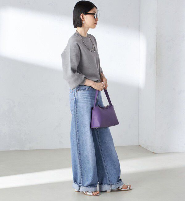 SHIPS for women「〈手洗い可能〉スムース ニット ガゼット プルオーバー」|ニット・セーター|