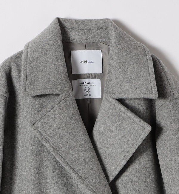 SHIPS any「SHIPS any: ウール コクーン テーラード ショート コート 25AW」|その他|