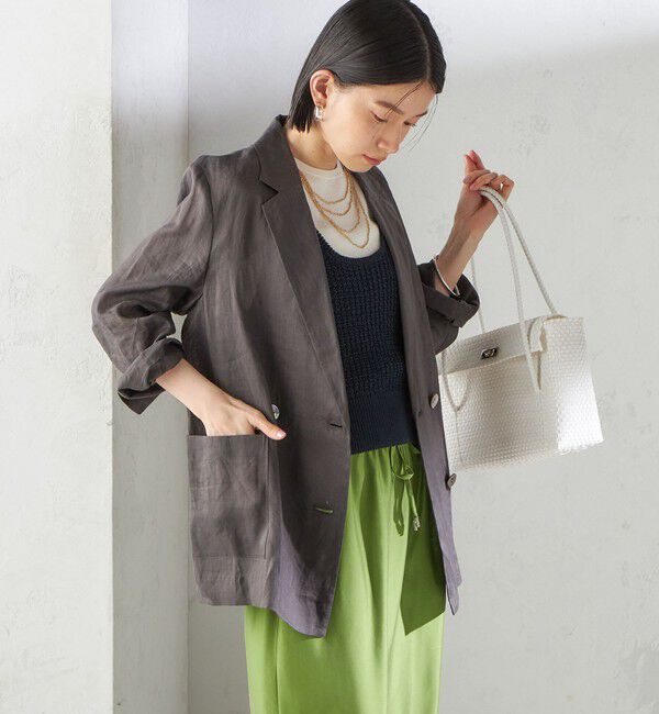 SHIPS for women「〈手洗い可能〉ラミー 4 シアー ジャケット」|テーラードジャケット|