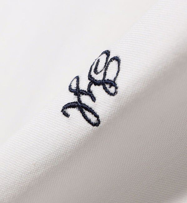 SHIPS for women「〈洗濯機可能〉オックス 刺繍 ショート スリーブ シャツ」|シャツ・ブラウス|