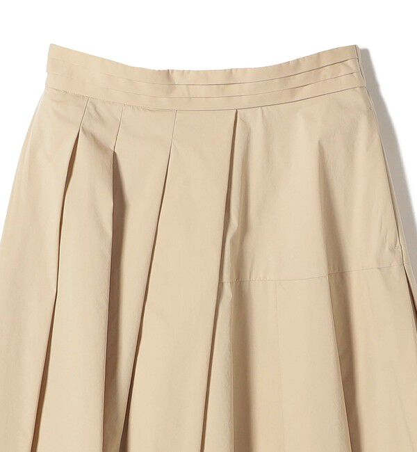 SHIPS for women「SHIPS Primary Navy Label:〈手洗い可能〉アシメ タック スカート」|スカート|