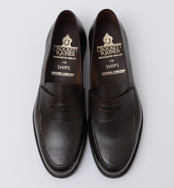 SHIPS「【SHIPS別注】CROCKETT＆JONES: エンボス アンライニング コードバン ローファー」|その他|