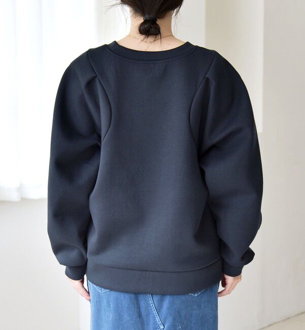 quaranciel「quaranciel:〈洗濯機可能〉スタッズ ロゴ ダンボール スウェット プルオーバー」|スウェット・ジャージ|