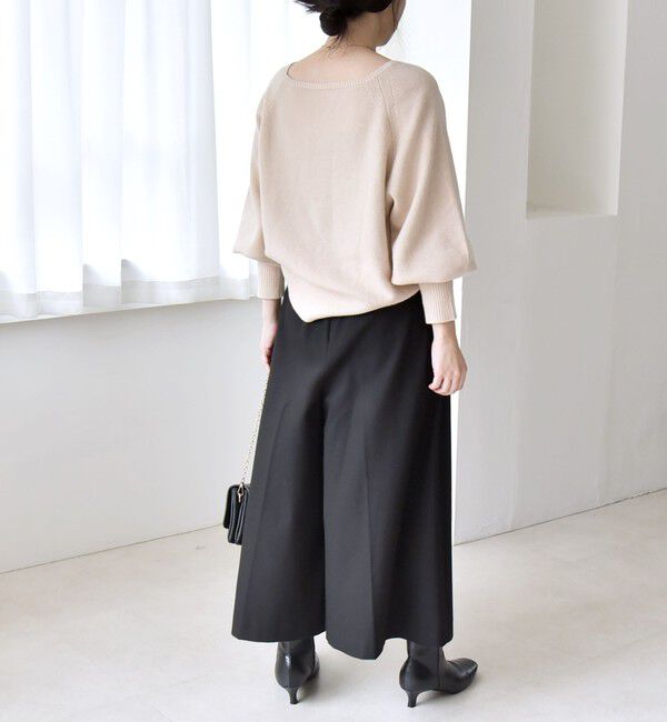 quaranciel「quaranciel:〈洗濯機可能〉ウォーム タック ワイド キュロット パンツ」|その他|