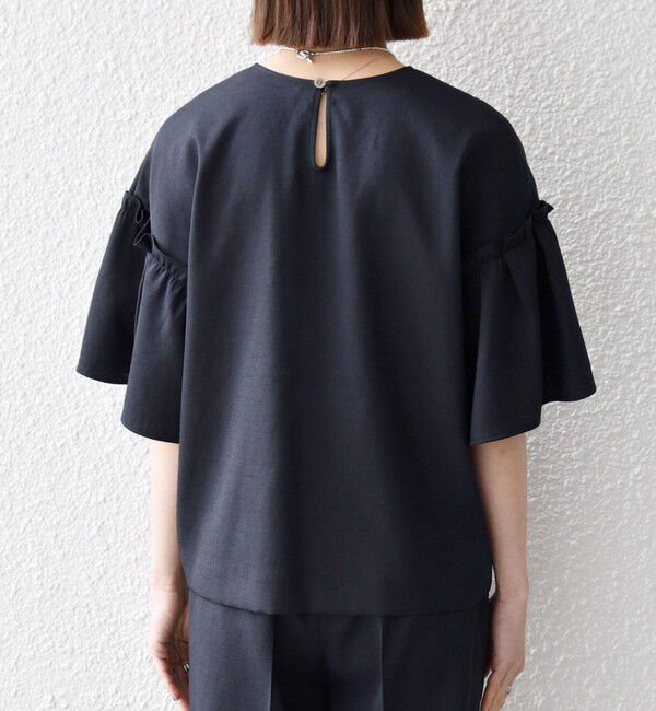 SHIPS any「《予約》SHIPS any:〈洗濯機可能〉リネン ライク ブラウス &times; イージー パンツ セットアップ」|その他|