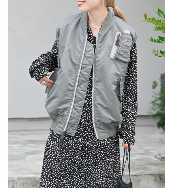 OUTDOOR PRODUCTS Usual Things「ULT MA-1ベスト」|ダウンベスト・ベスト|