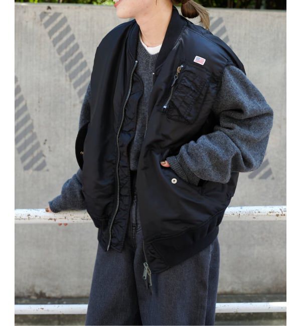 OUTDOOR PRODUCTS Usual Things「ULT MA-1ベスト」|ダウンベスト・ベスト|