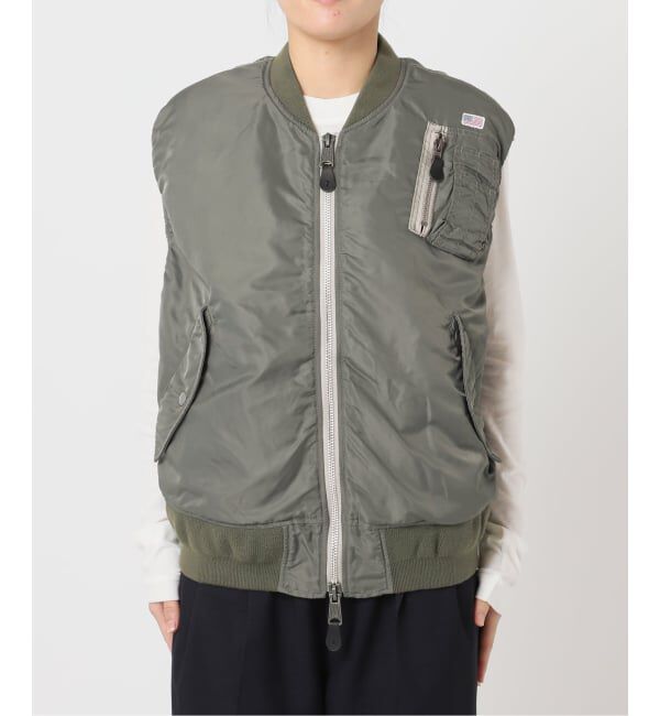 OUTDOOR PRODUCTS Usual Things「ULT MA-1ベスト」|ダウンベスト・ベスト|