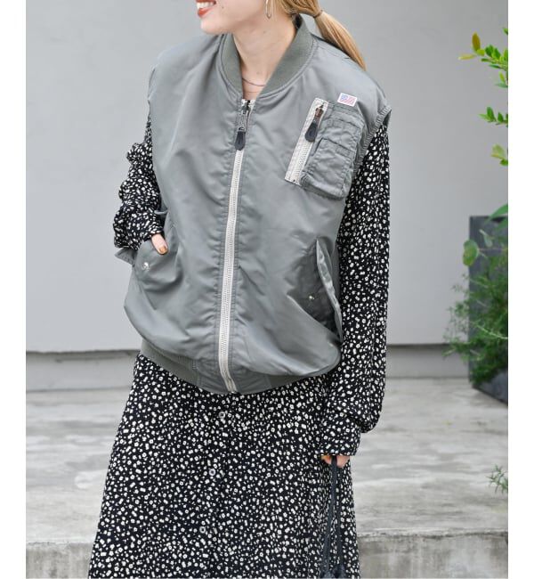 OUTDOOR PRODUCTS Usual Things「ULT MA-1ベスト」|ダウンベスト・ベスト|