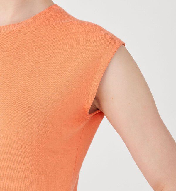 Ballsey「ハイゲージコットン ノースリーブプルオーバー」|ニット・セーター|