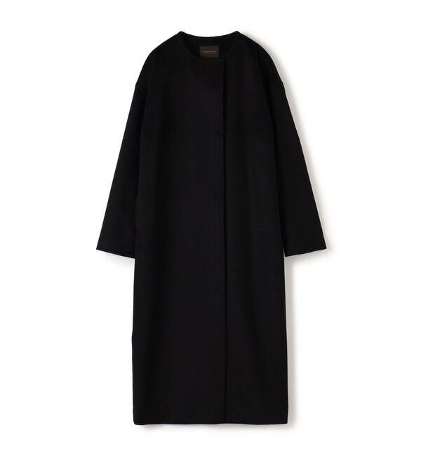 TOMORROWLAND collection「ウェービーカシミヤ ノーカラーコート」|ノーカラーコート|69 ネイビー