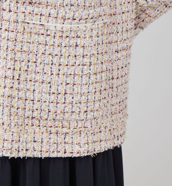 Ballsey「Petunia カラーレスジャケット」|ノーカラージャケット|