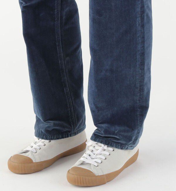 GALERIE VIE「ベルベットインディゴ ストレートパンツ」|チノ|