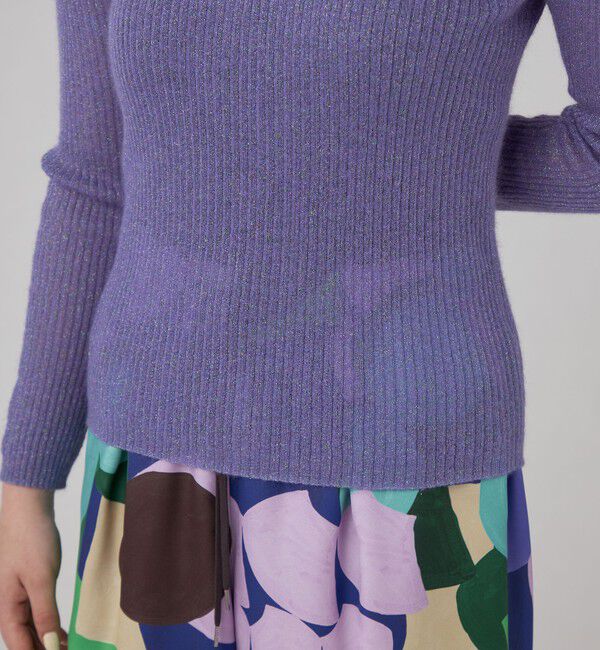 Ballsey「オーロラモヘヤ クルーネックプルオーバー」|ニット・セーター|