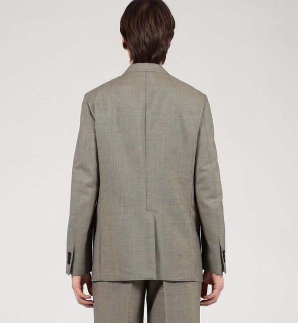 TOMORROWLAND MENS「ウールモヘヤ シングルブレステッド 3Ｂジャケット」|テーラードジャケット|
