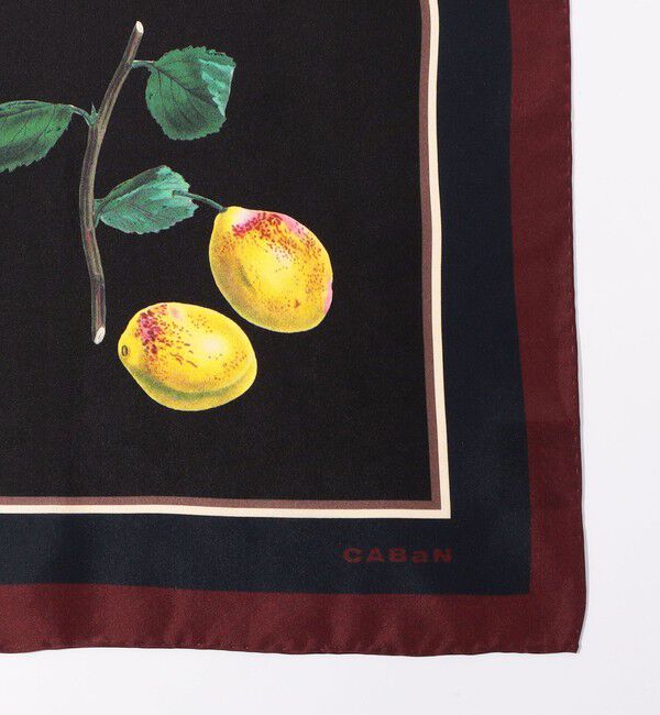 CABaN「シルク HARVEST スカーフ」|バンダナ・スカーフ|