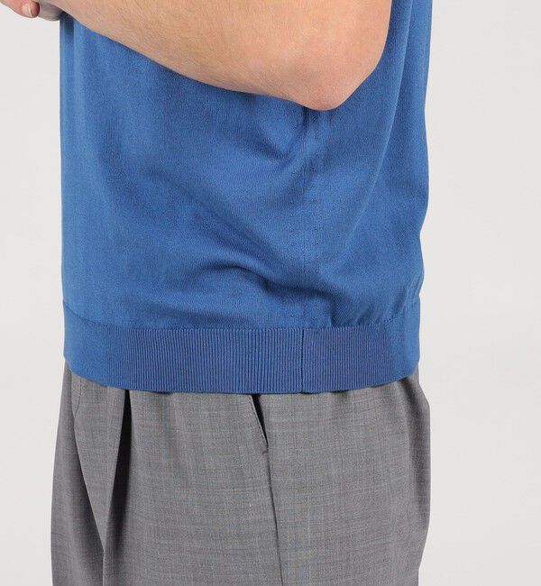 TOMORROWLAND MENS「TOMORROWLAND tricot シルクコットン ニットポロシャツ SESIA」|ニット・セーター|