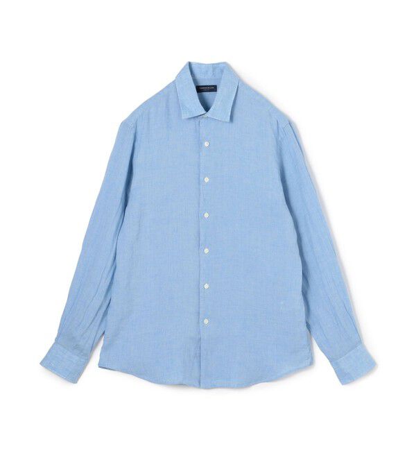 TOMORROWLAND MENS「リネン セミワイドカラーシャツ ALBINI」|シャツ・ブラウス|63 ライトブルー