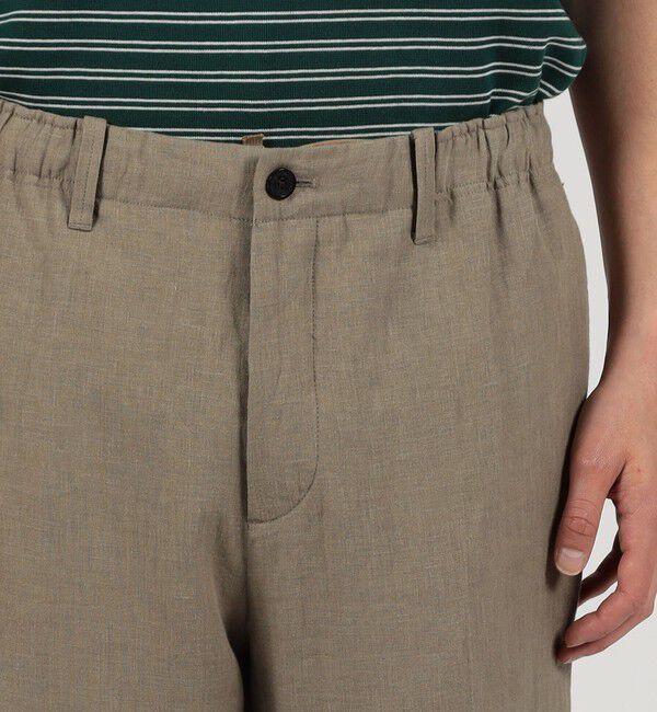 TOMORROWLAND MENS「ベルジャンリネン ワイドテーパードイージーパンツ LIBECO」|その他|