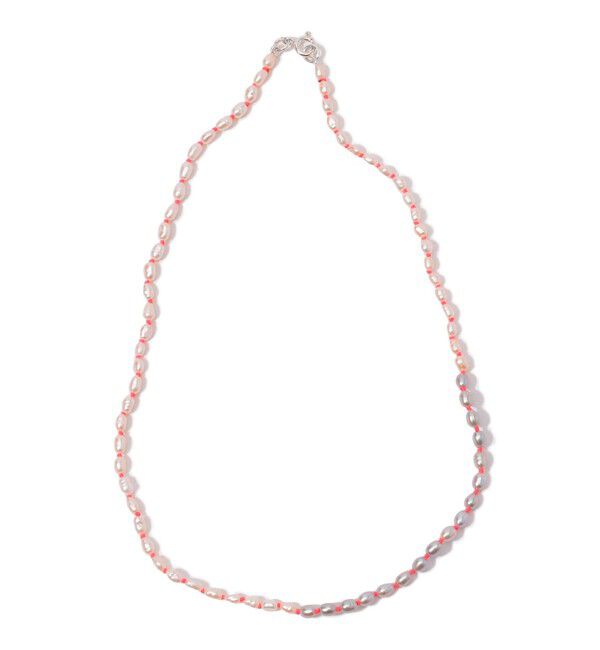 TOMORROWLAND GOODS「NINA JANVIER MINI SOGA パールネックレス」|ネックレス|32 ピンク系